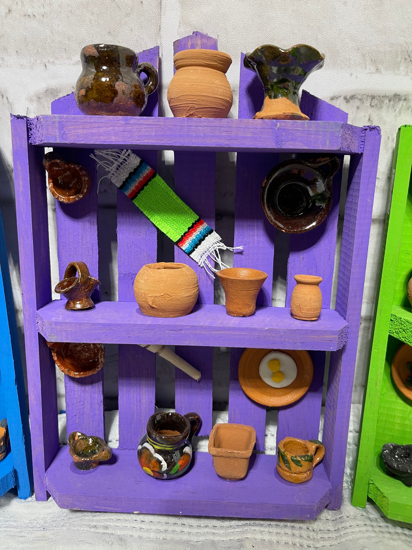 Handmade Miniature Mexican Kitchen trasterito De Madera -  Israel